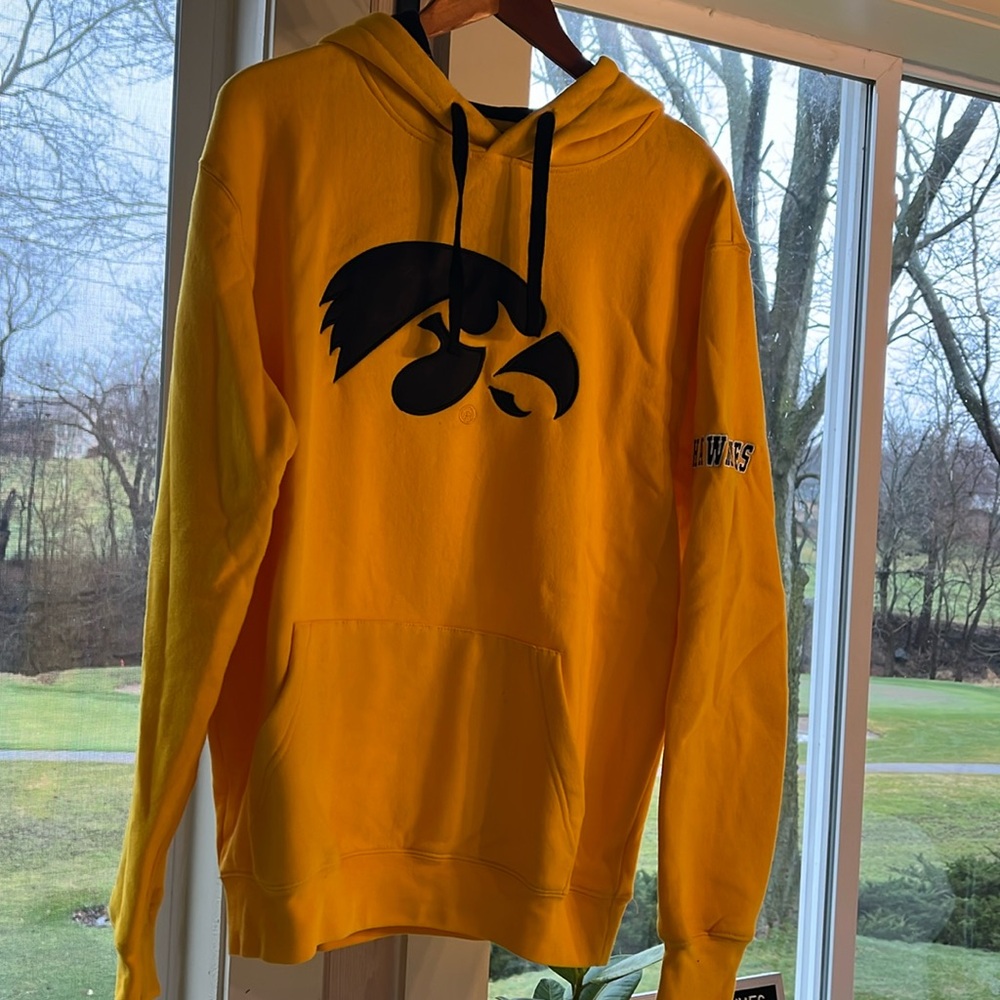 Hawk yellow hoodie size M